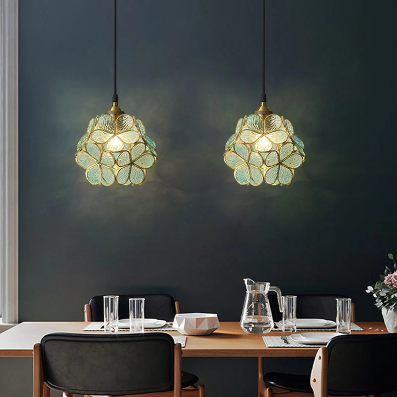 Petale Glass Pendant Light By Lirene Vintage Modern Euroselle
