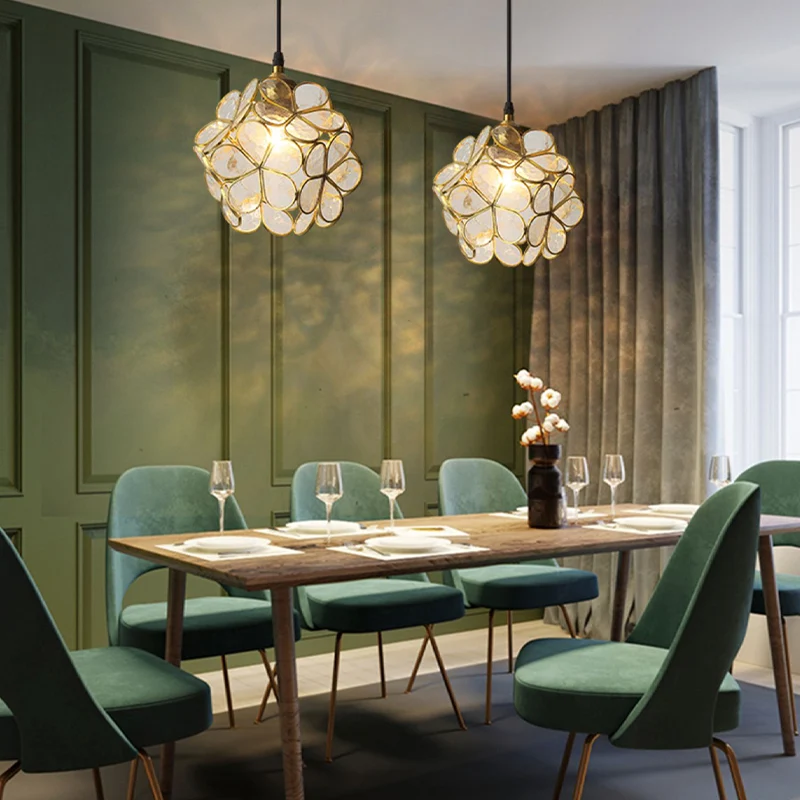 Petale Glass Pendant Light By Lirene Vintage Modern Euroselle