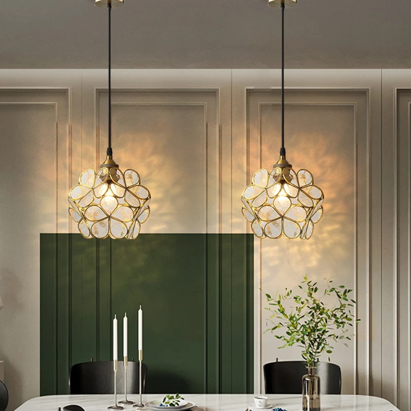 Petale Glass Pendant Light By Lirene Vintage Modern Euroselle