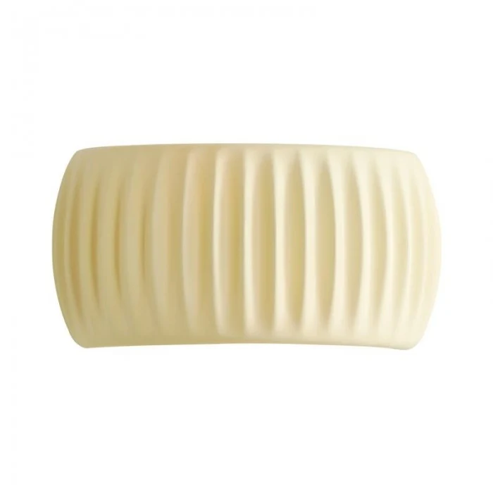 Ribbed Resin Wall Sconce Lamp in Modern Art Deco Style by Euroselle