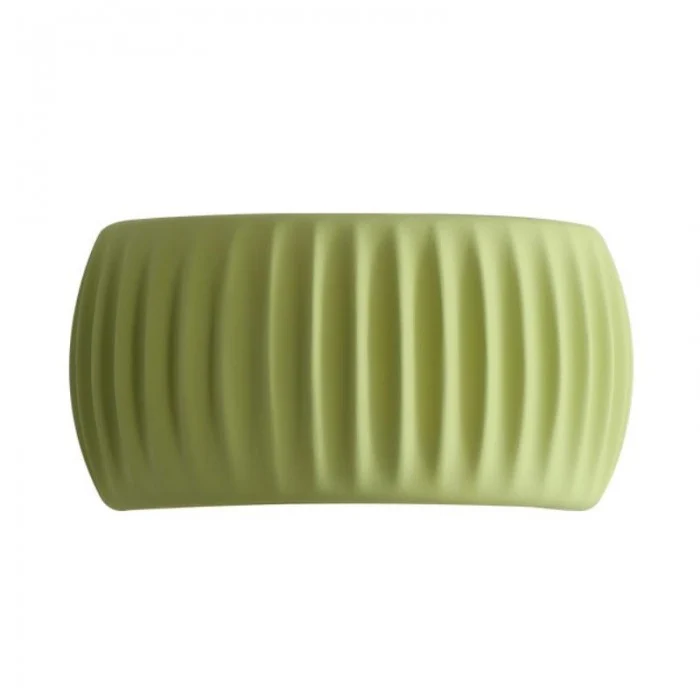 Ribbed Resin Wall Sconce Lamp in Modern Art Deco Style by Euroselle