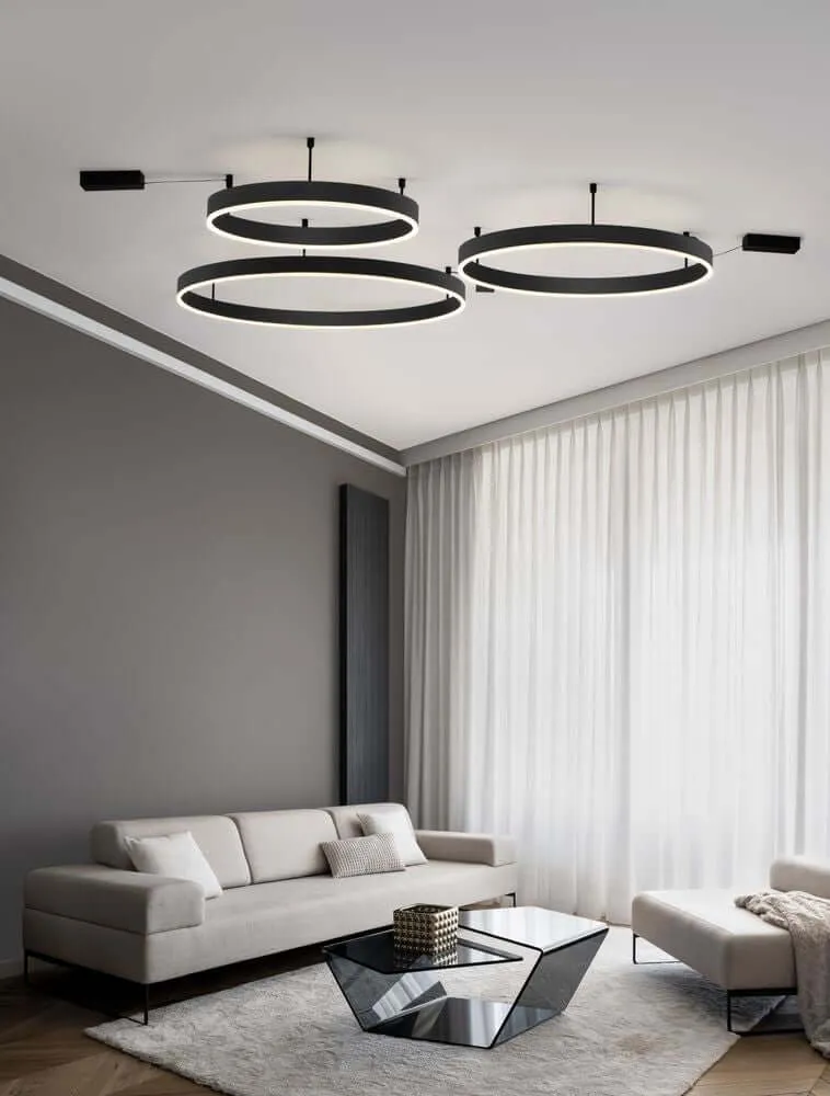 Motif LED Deckenleuchte Ø 100cm 3000K