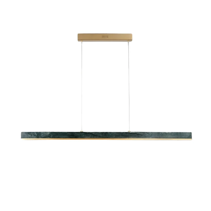 Euroselle Liora Modern Pendant Light With Marble Accents For Dining
