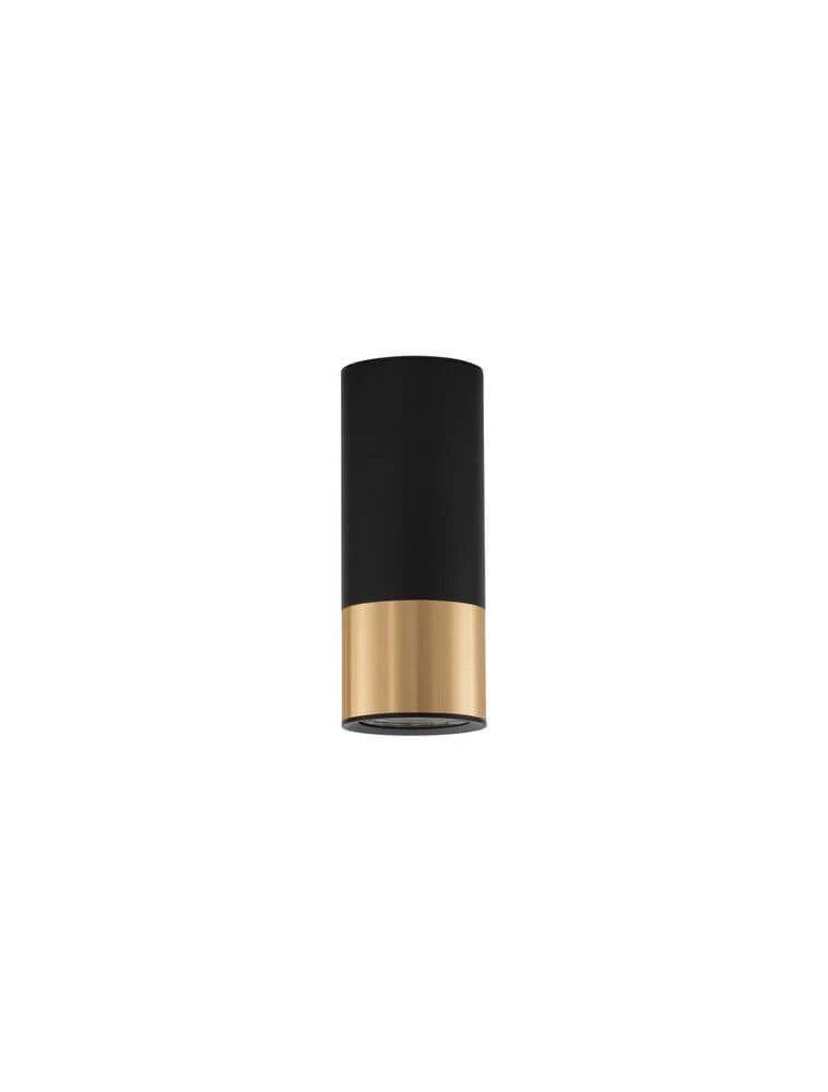 Picto Deckenleuchte GU10 Ø 6cm Schwarz, Gold