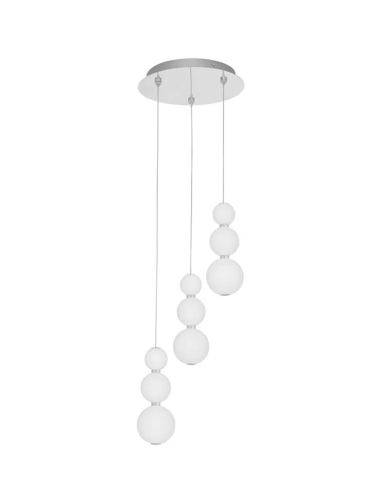 Perla LED Pendelleuchte 9-flammig Ø 31cm 3000K