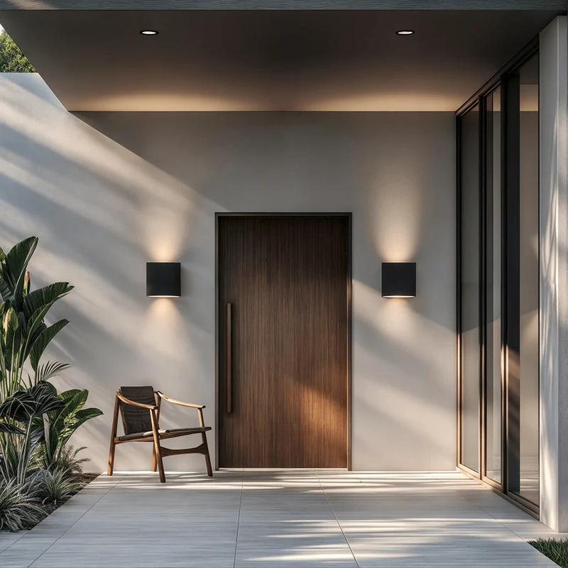 Arnold Cube Indoor and Outdoor Wall Lamps Euroselle