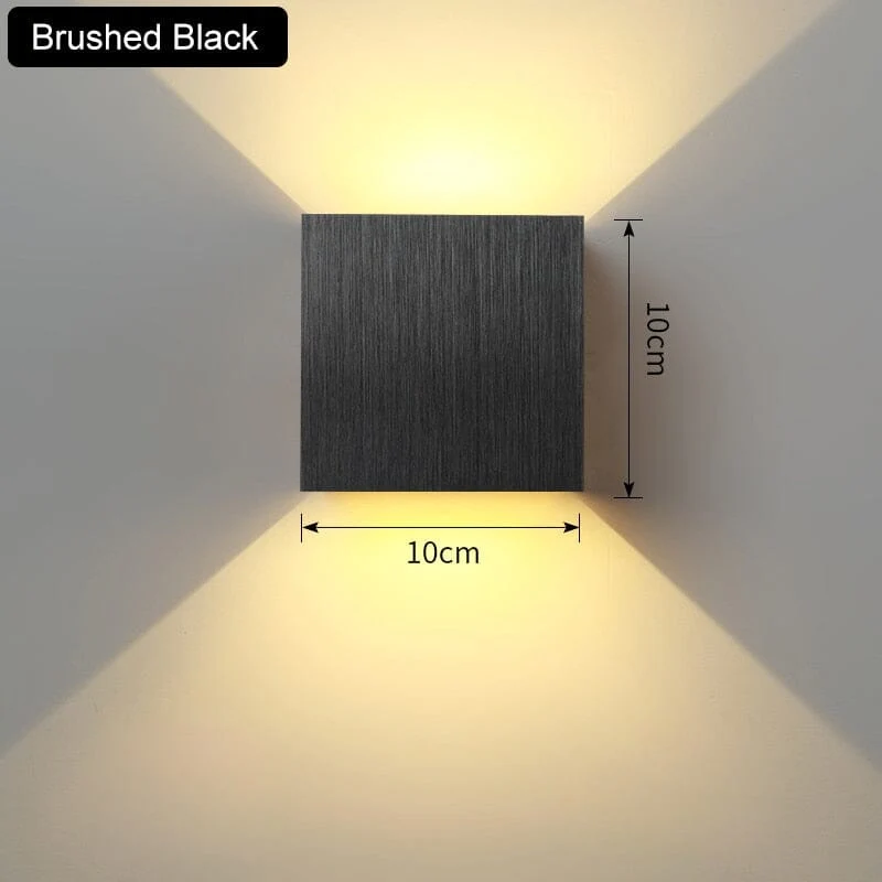 Arnold Cube Indoor and Outdoor Wall Lamps Euroselle