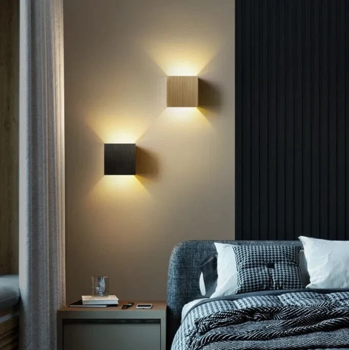 Arnold Cube Indoor and Outdoor Wall Lamps Euroselle