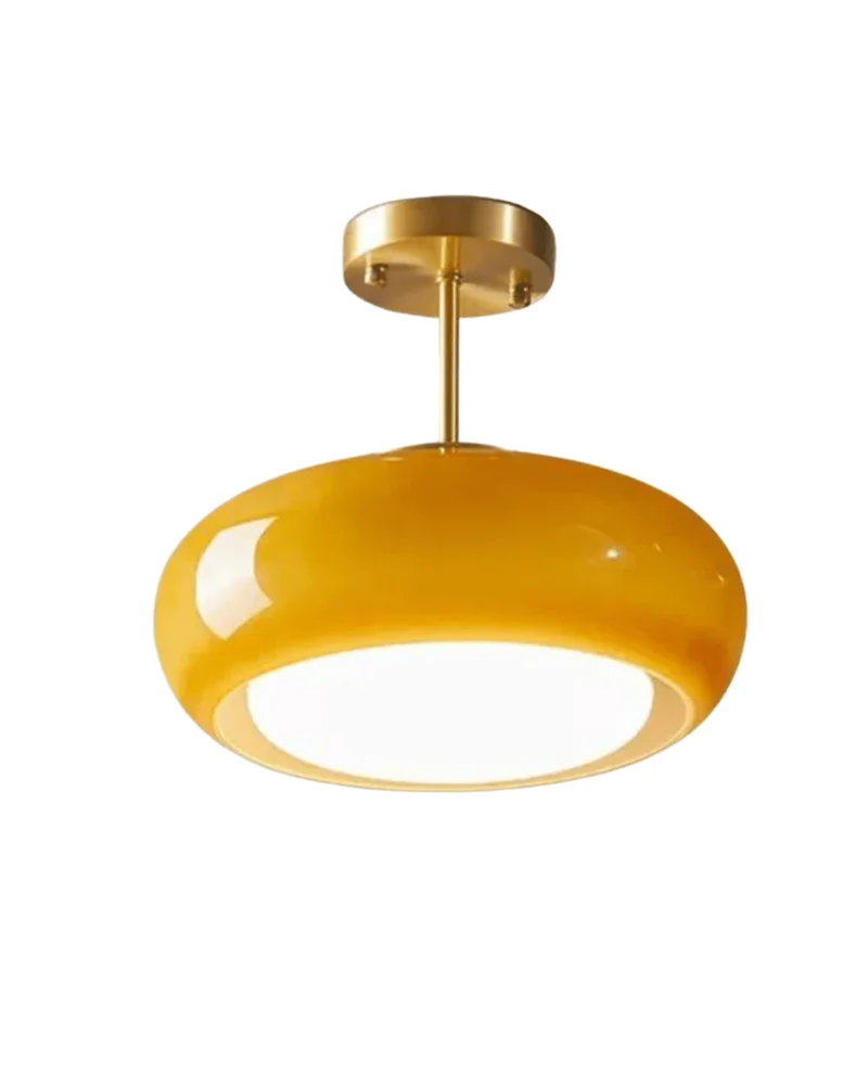 Aurelin Inspired Gold Iron Glass Pendant Light By Elorin Euroselle
