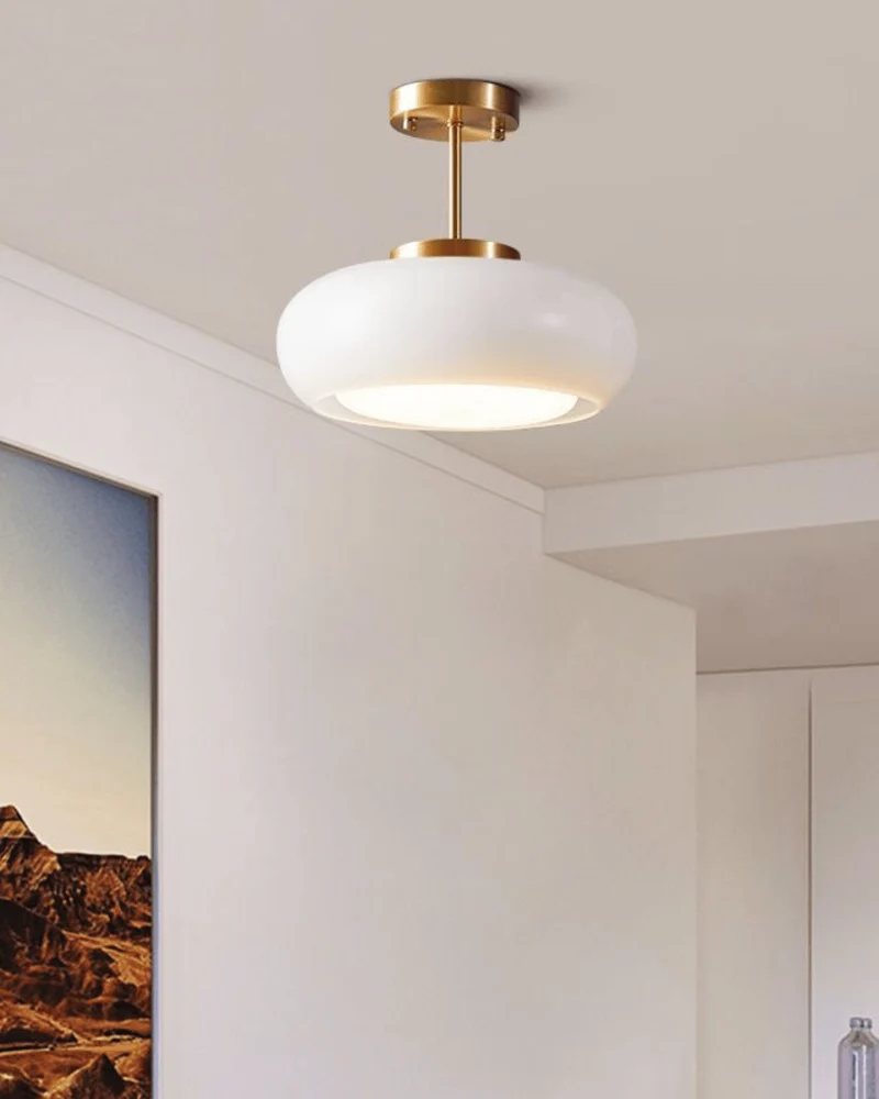 Aurelin Inspired Gold Iron Glass Pendant Light By Elorin Euroselle