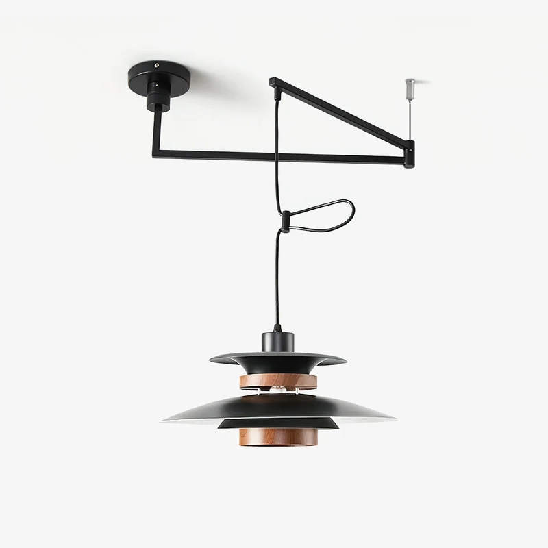 Larsen Four-Shade LED Pendant Light With Swivel Arms Euroselle