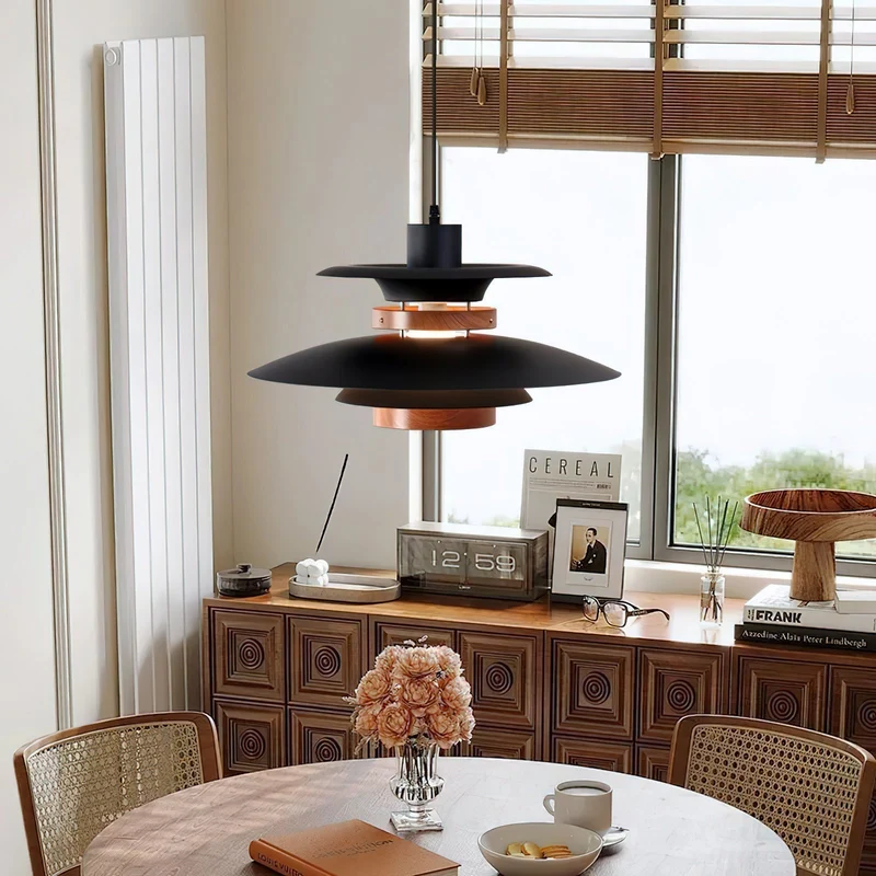 Larsen Four-Shade LED Pendant Light With Swivel Arms Euroselle