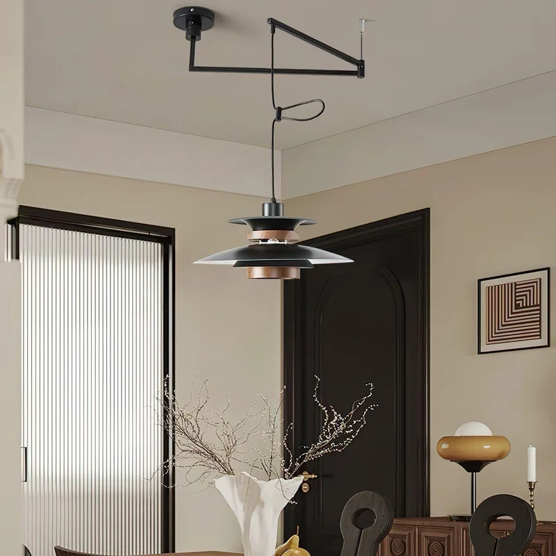 Larsen Four-Shade LED Pendant Light With Swivel Arms Euroselle