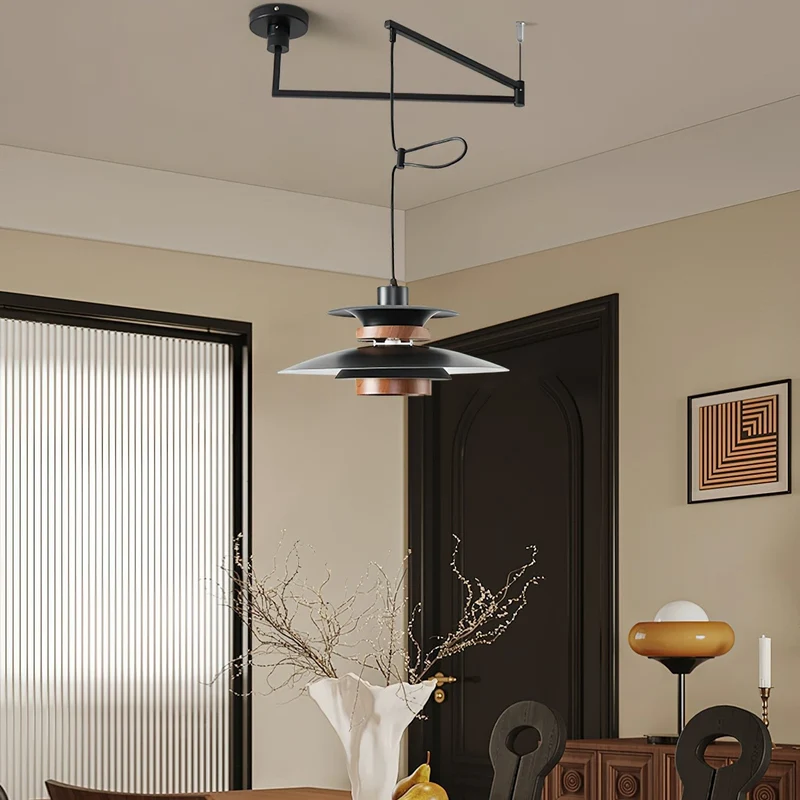 Larsen Four-Shade LED Pendant Light With Swivel Arms Euroselle