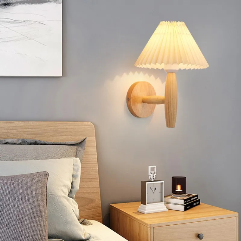 WoodLuxe Modern Wooden Wall Light Fixture By Euroselle