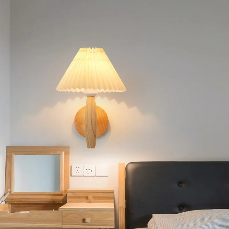 WoodLuxe Modern Wooden Wall Light Fixture By Euroselle