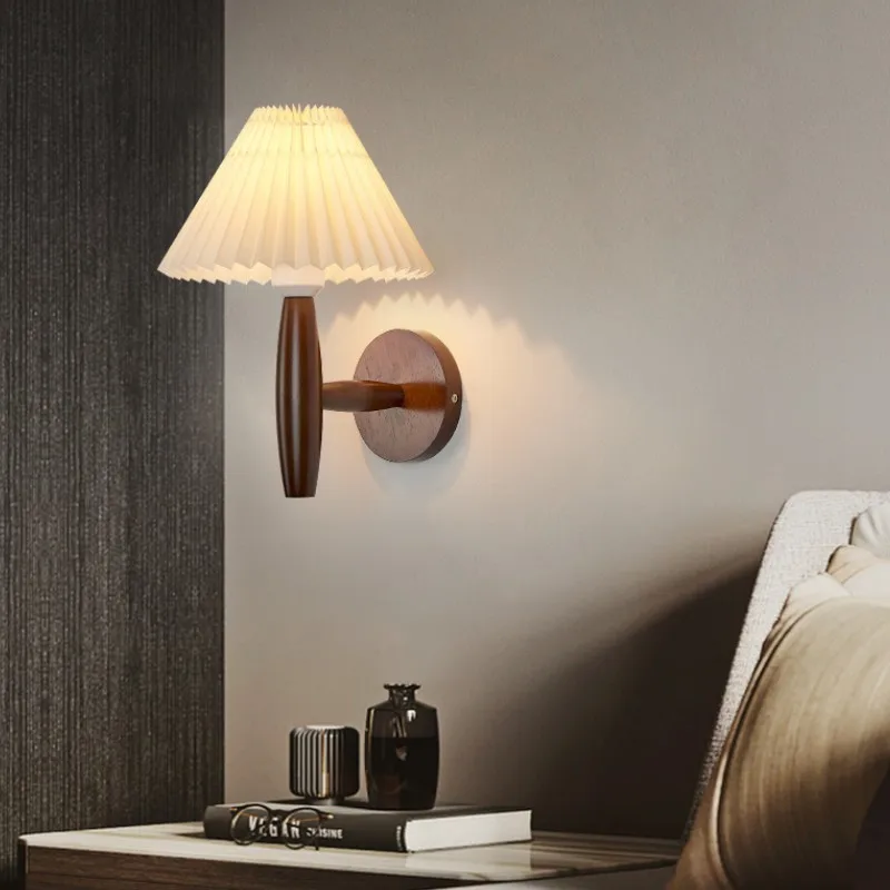 WoodLuxe Modern Wooden Wall Light Fixture By Euroselle