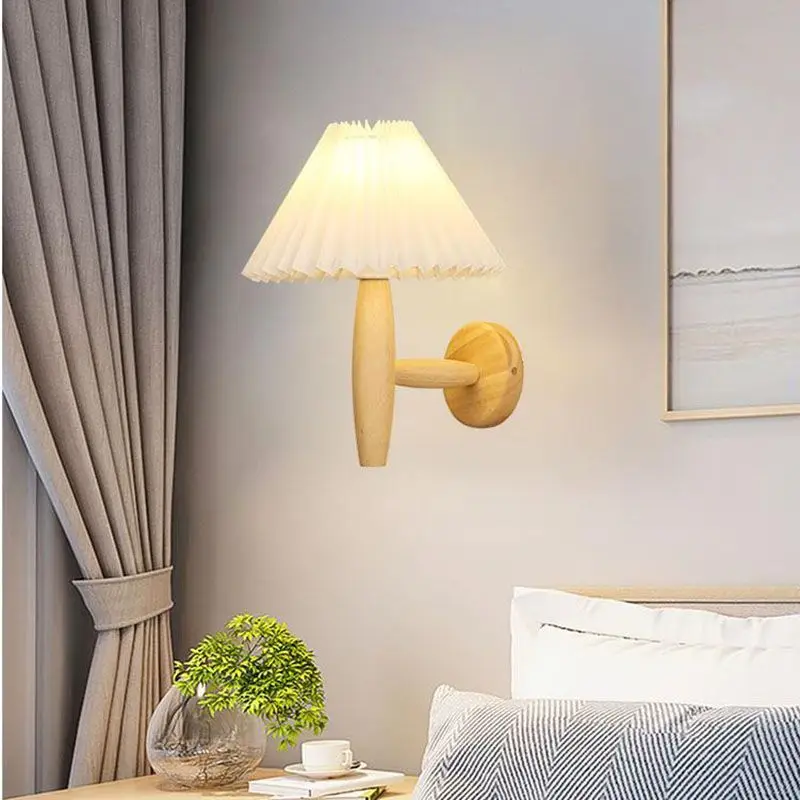 WoodLuxe Modern Wooden Wall Light Fixture By Euroselle