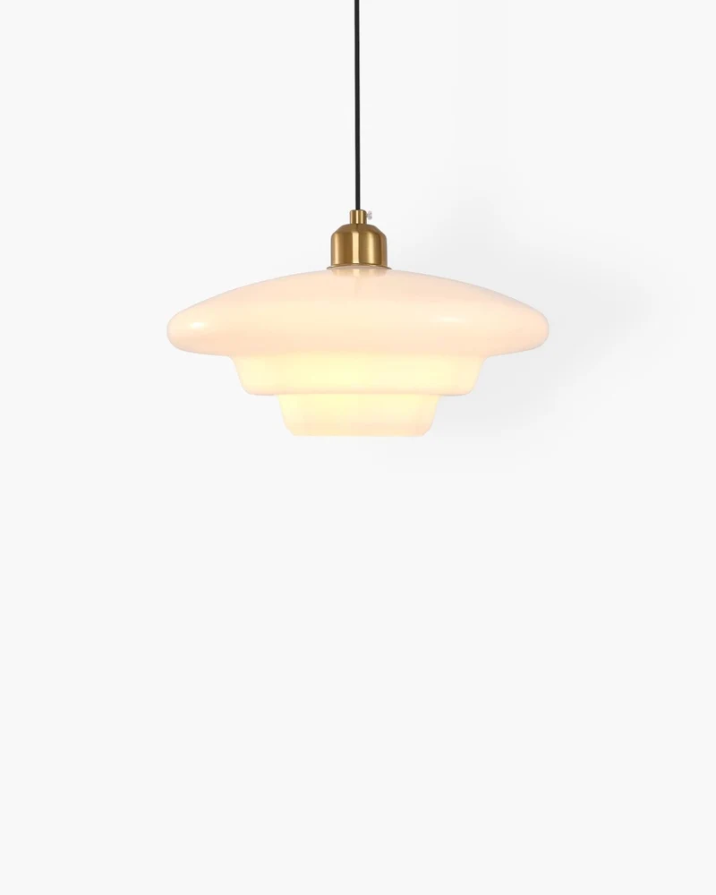 Serenelle Timeless Brushed Brass Pendant Light Euroselle