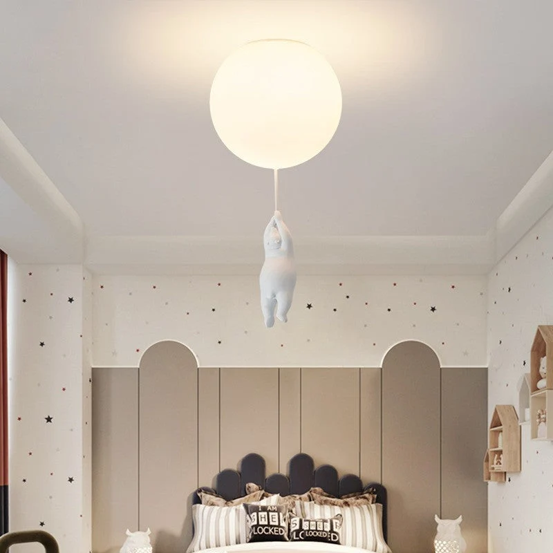Ballora Bear LED Pendant Ceiling Light For Kids By Euroselle