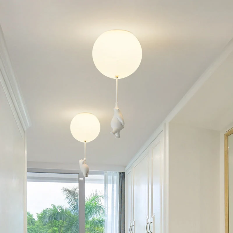 Ballora Bear LED Pendant Ceiling Light For Kids By Euroselle