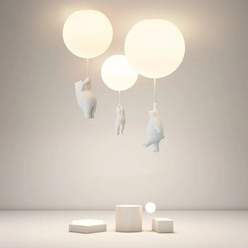 Ballora Bear LED Pendant Ceiling Light For Kids By Euroselle