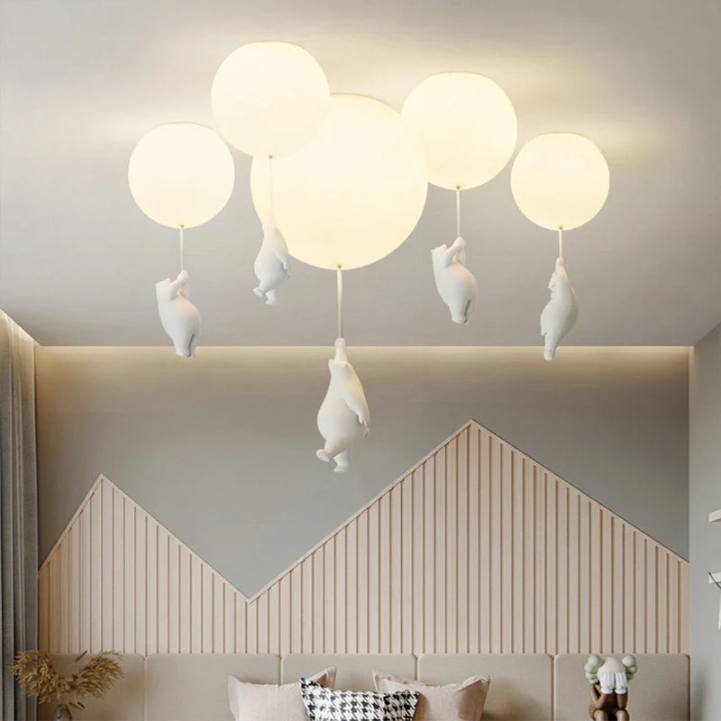 Ballora Bear LED Pendant Ceiling Light For Kids By Euroselle