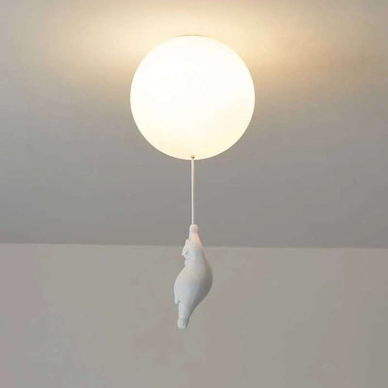 Ballora Bear LED Pendant Ceiling Light For Kids By Euroselle