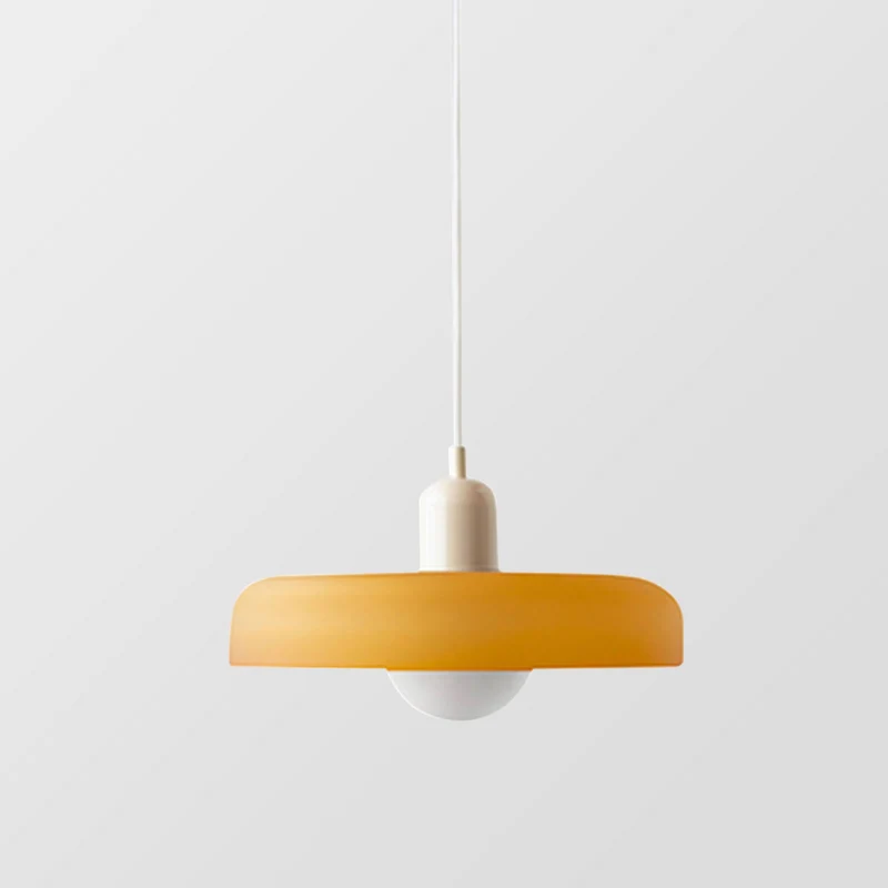 KiraGlass Colored Glass Geometric Bauhaus Pendant Light