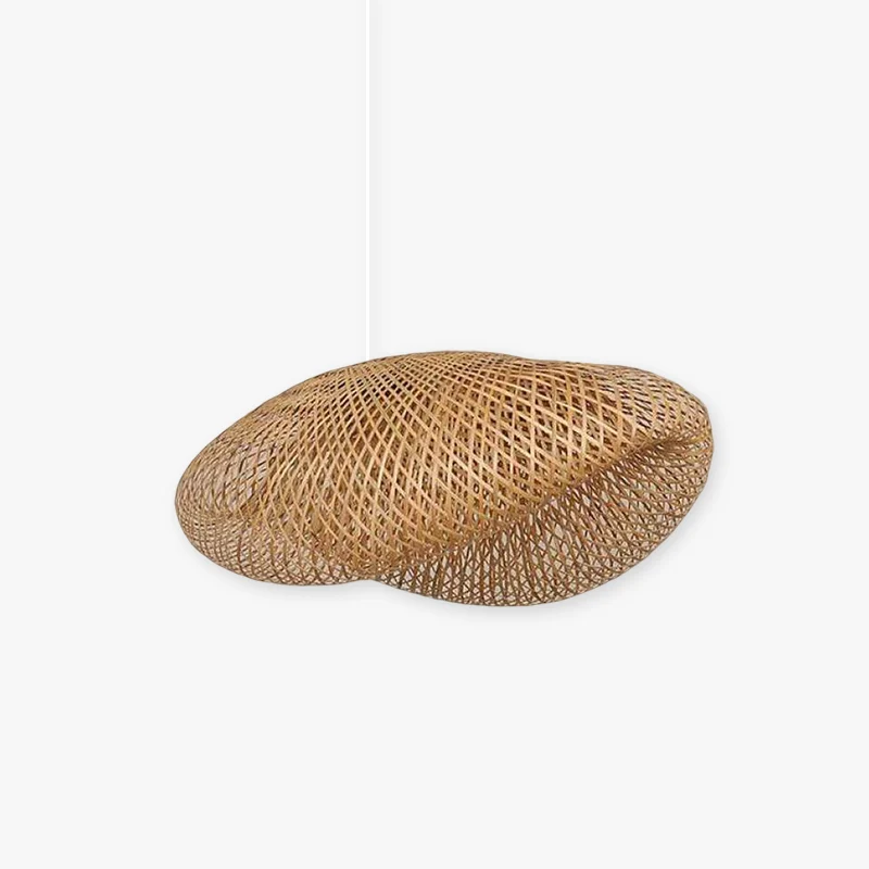 Kirrea Bamboo LED Pendant Light With Sustainable Warm Glow Euroselle