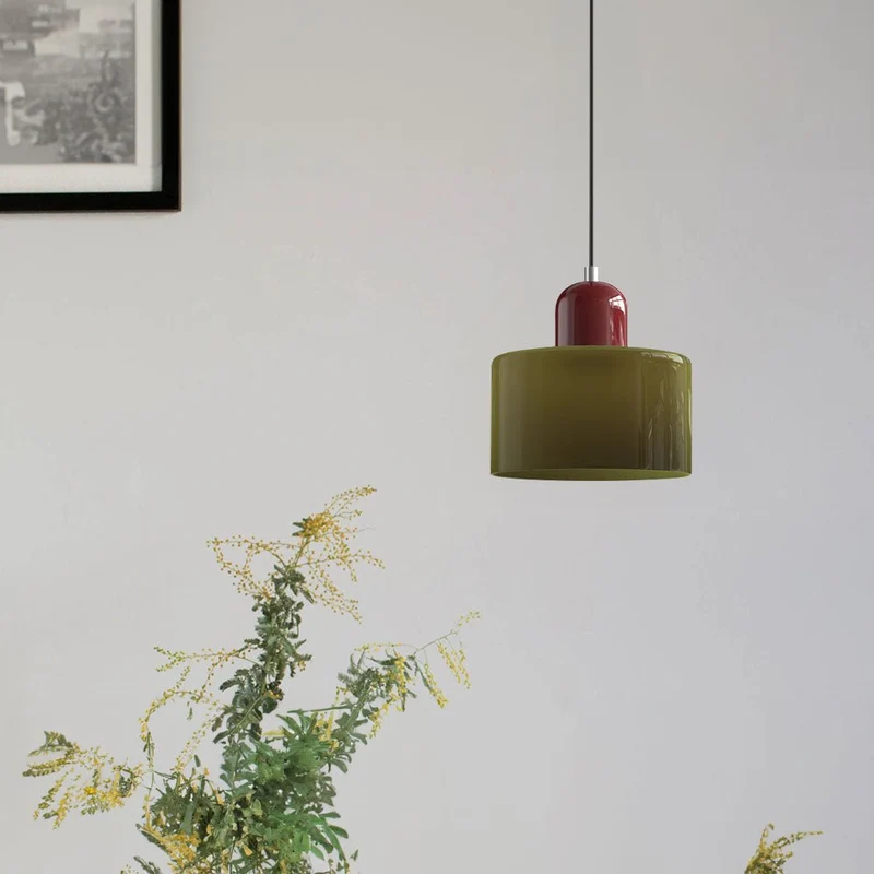 Euroselle Astra Bauhaus Pendant Lamp, Modern Ceiling Light Fixture