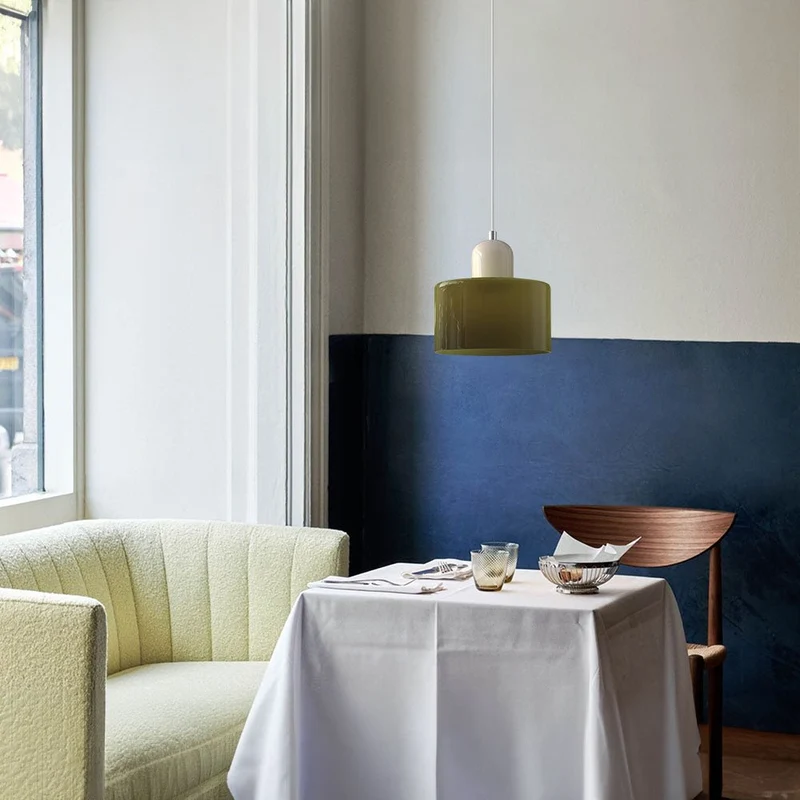 Euroselle Astra Bauhaus Pendant Lamp, Modern Ceiling Light Fixture