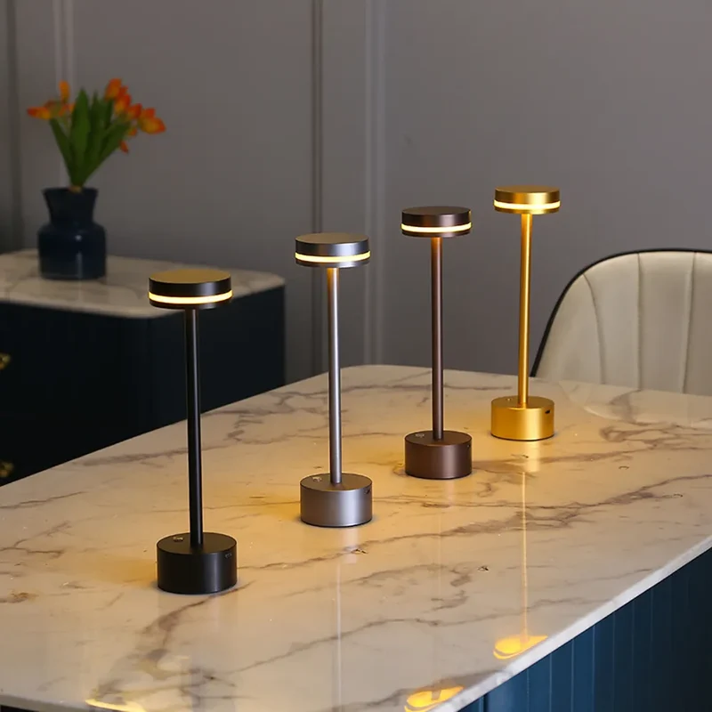Cosmic Elegance Lamp Euroselle Portable Rechargeable LED Table Light