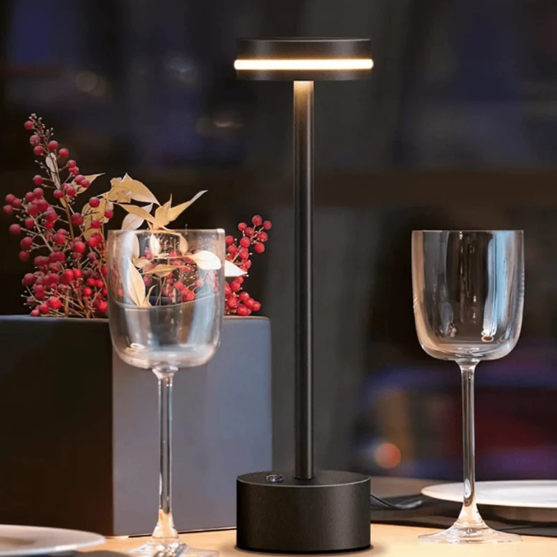 Cosmic Elegance Lamp Euroselle Portable Rechargeable LED Table Light