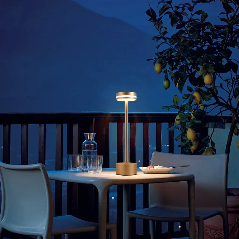 Cosmic Elegance Lamp Euroselle Portable Rechargeable LED Table Light