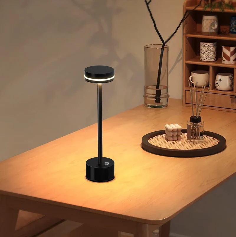 Cosmic Elegance Lamp Euroselle Portable Rechargeable LED Table Light