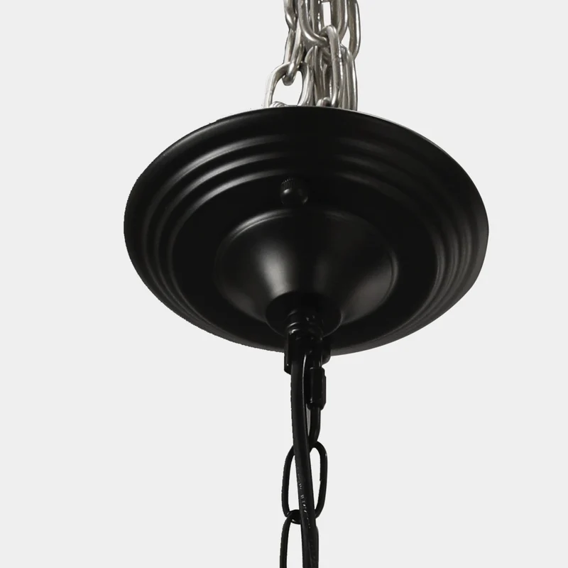 Euroselle Barrel Pendant Light With Rustic Antique Finish