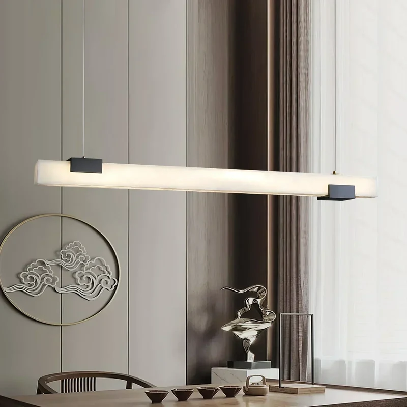 Winnie Alabaster Pendant Light By Euroselle For Dining Room Ambiance