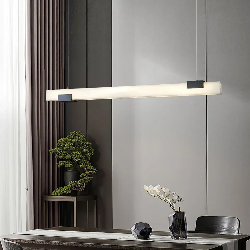 Winnie Alabaster Pendant Light By Euroselle For Dining Room Ambiance