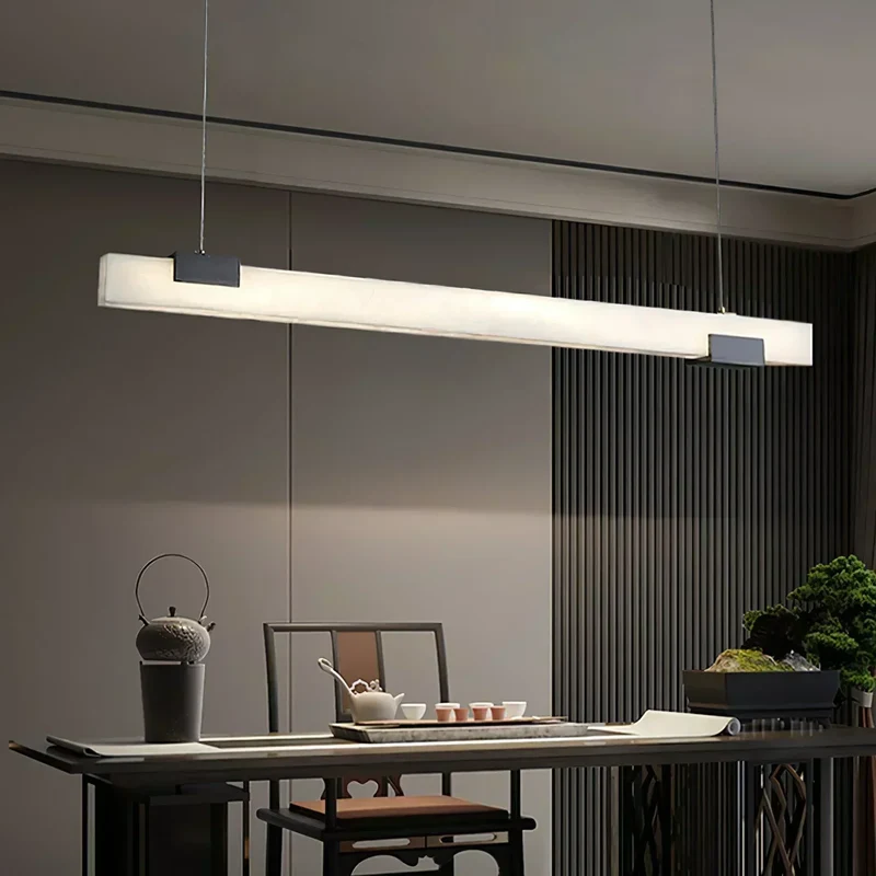 Winnie Alabaster Pendant Light By Euroselle For Dining Room Ambiance