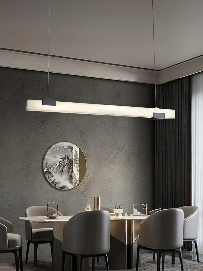 Winnie Alabaster Pendant Light By Euroselle For Dining Room Ambiance