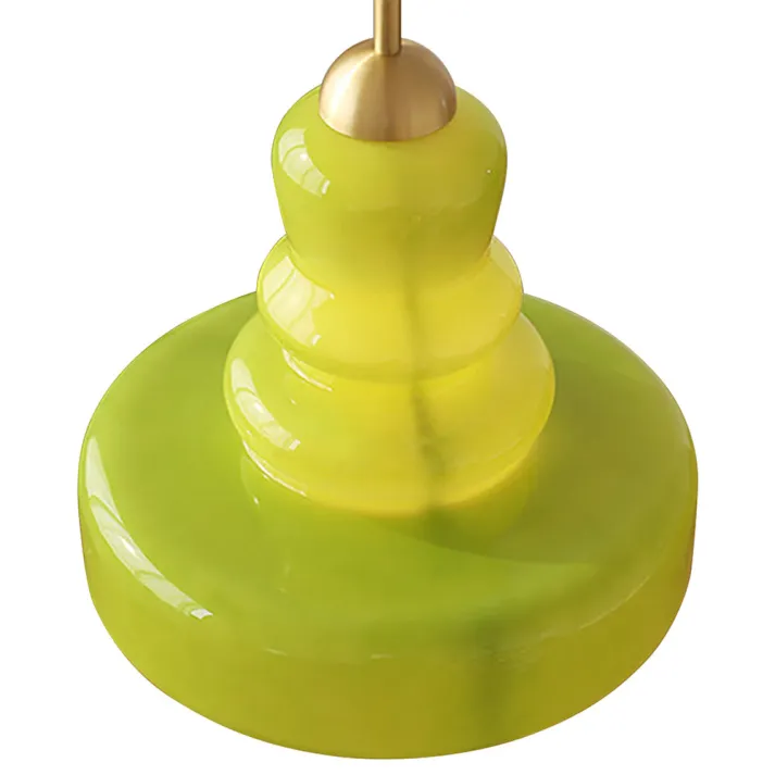 Euroselle Bauhaus Gourd Glass Pendant Light Fixture