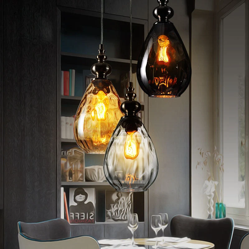 Sergia Nordic Modern Drop Glass Pendant Lamp Euroselle