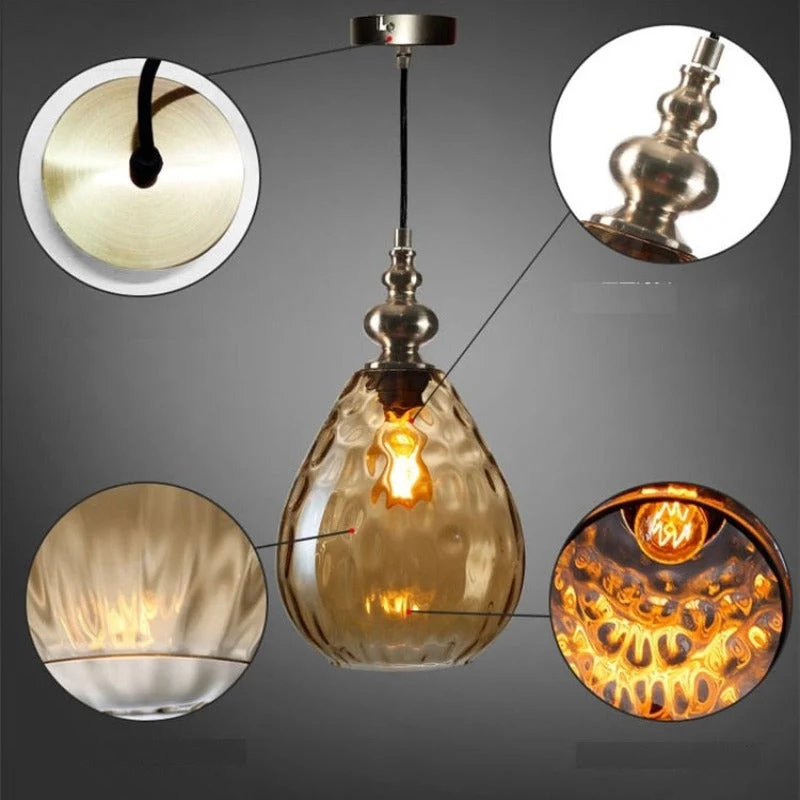 Sergia Nordic Modern Drop Glass Pendant Lamp Euroselle