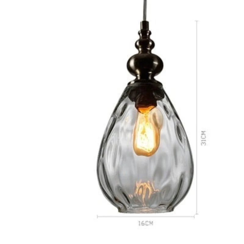 Sergia Nordic Modern Drop Glass Pendant Lamp Euroselle