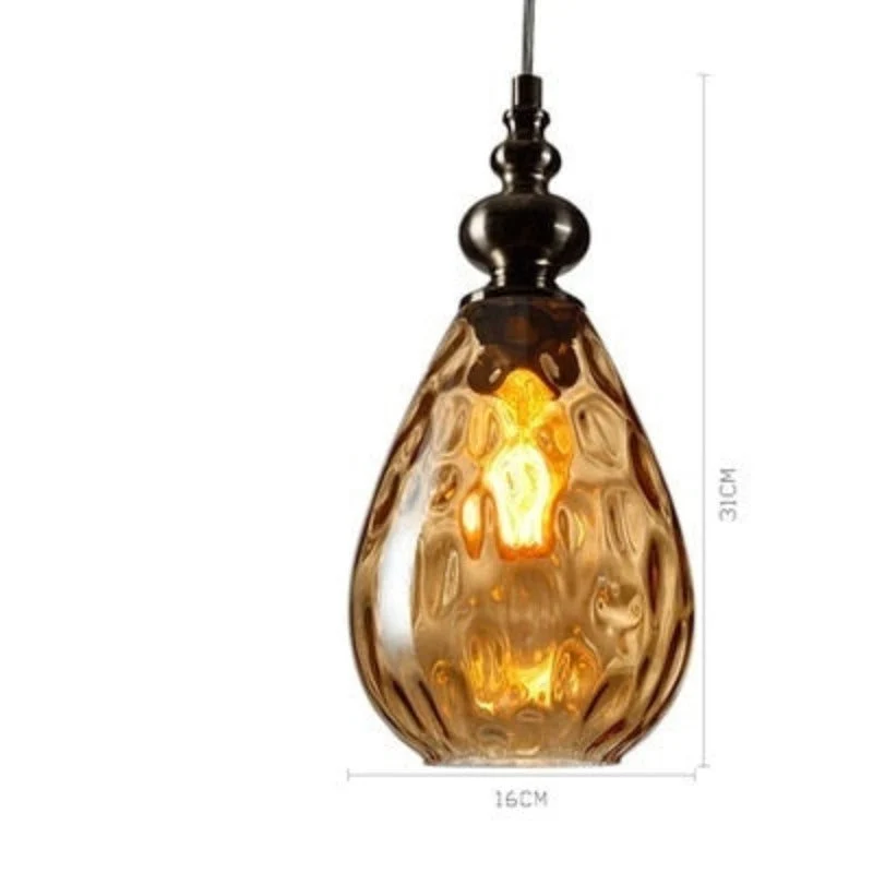 Sergia Nordic Modern Drop Glass Pendant Lamp Euroselle