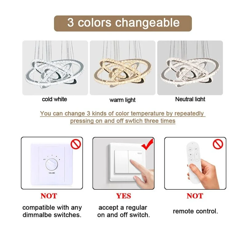 Euroselle Sierra Ring Pendant Light For Contemporary Homes