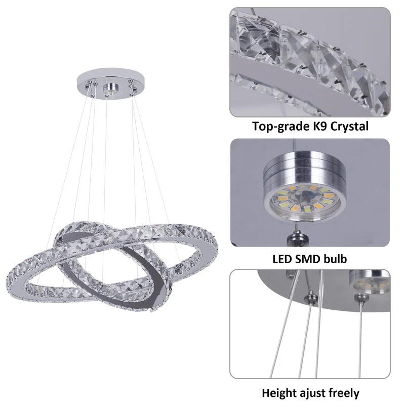 Euroselle Sierra Ring Pendant Light For Contemporary Homes