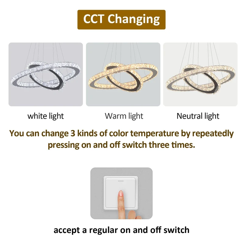 Euroselle Sierra Ring Pendant Light For Contemporary Homes