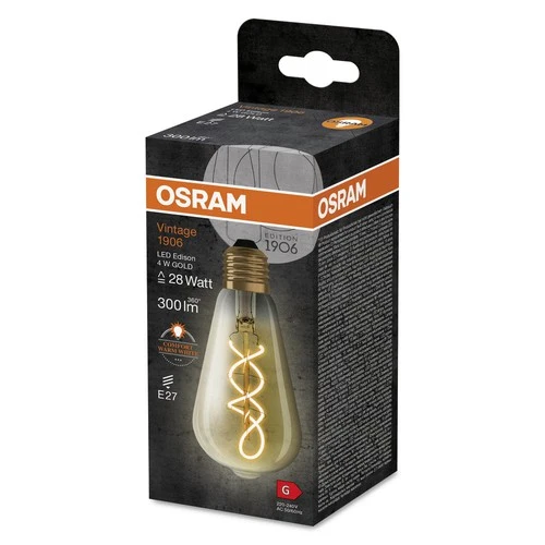 OSRAM Vintage 1906® Classic Edison LED-Lampe, 4W, 300lm , E27 , Warmweiß